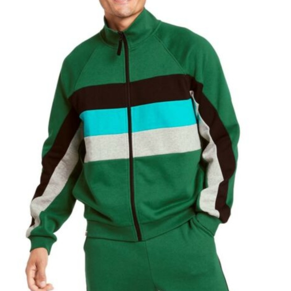 Leo Upcycled Colour Block Jacket